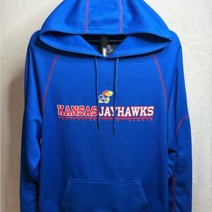 J. America Kansas Jayhawks Royal Blue Hoodie